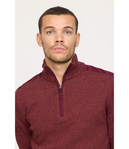 Pull Capara Bordeaux chiné