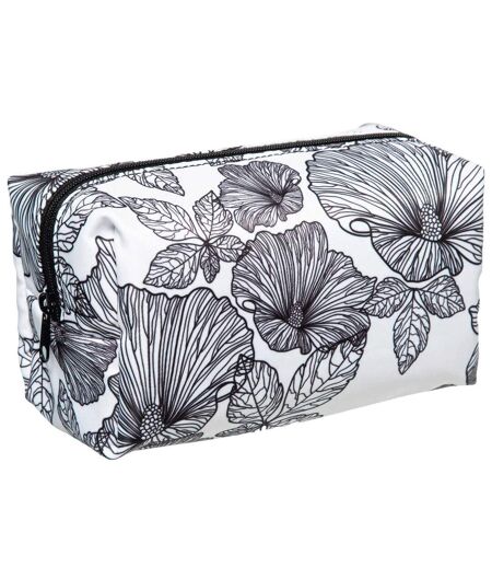 Trousse de Toilette Blackflora 27cm Noir & Blanc