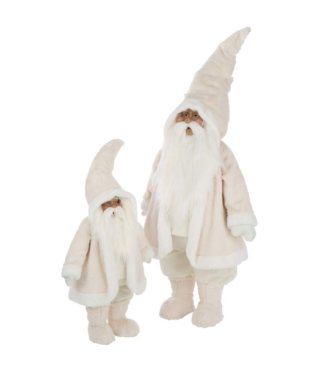 Père-Noël Déco Lunettes 106cm Blanc-2