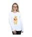 Disney Sweat-shirt Winnie The Pooh Cute Womens/Ladies (Blanc) - UTBI42919-2