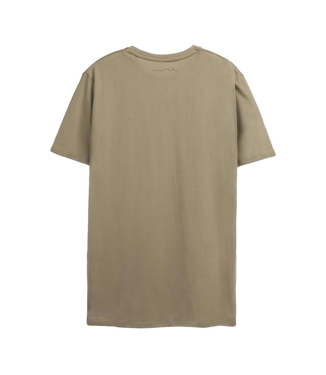 T-Shirt beige homme teddy smith jim-2