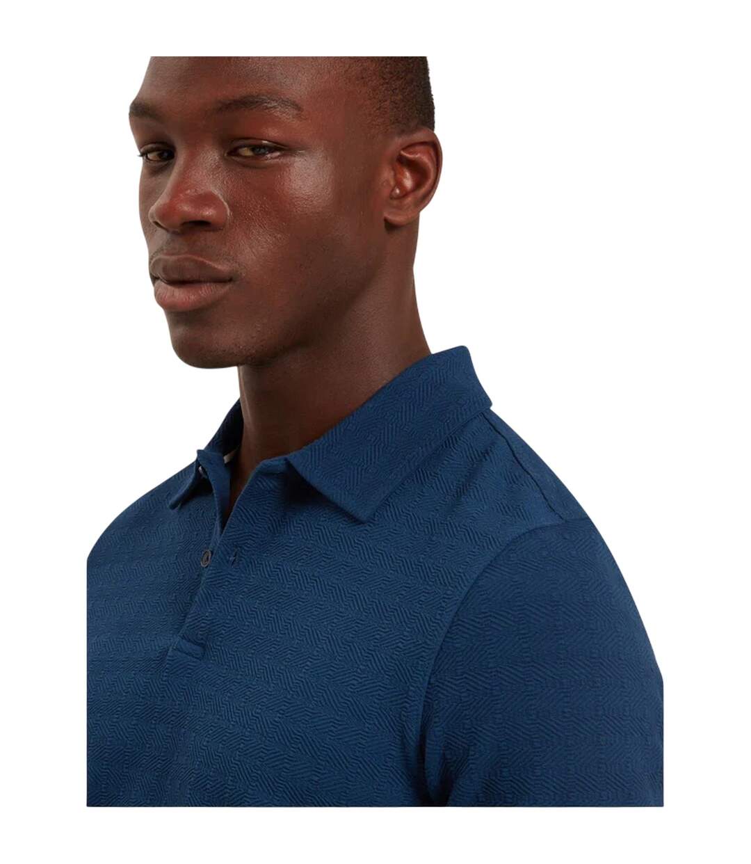 Polo Motif/style Texturé Homme Bleu Foncé Ted Baker-4