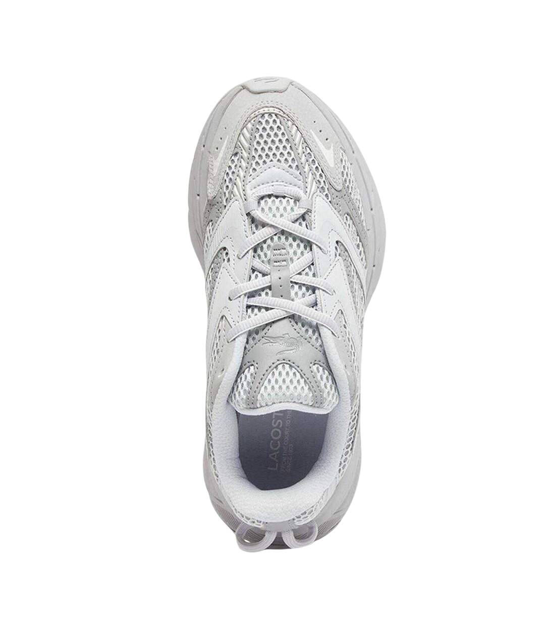 Mens L003 Neo Shot Leather Trainers Grey Lacoste-3