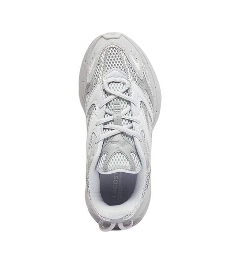 Mens L003 Neo Shot Leather Trainers Grey Lacoste
