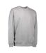 ID Unisex Classic Round Neck Sweatshirt (Grey melange) - UTID275-4