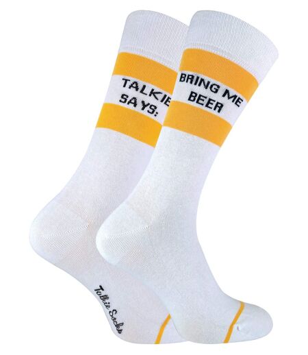 1 Pack Unisex Cotton Novelty Bring Me Beer & Vodka Socks