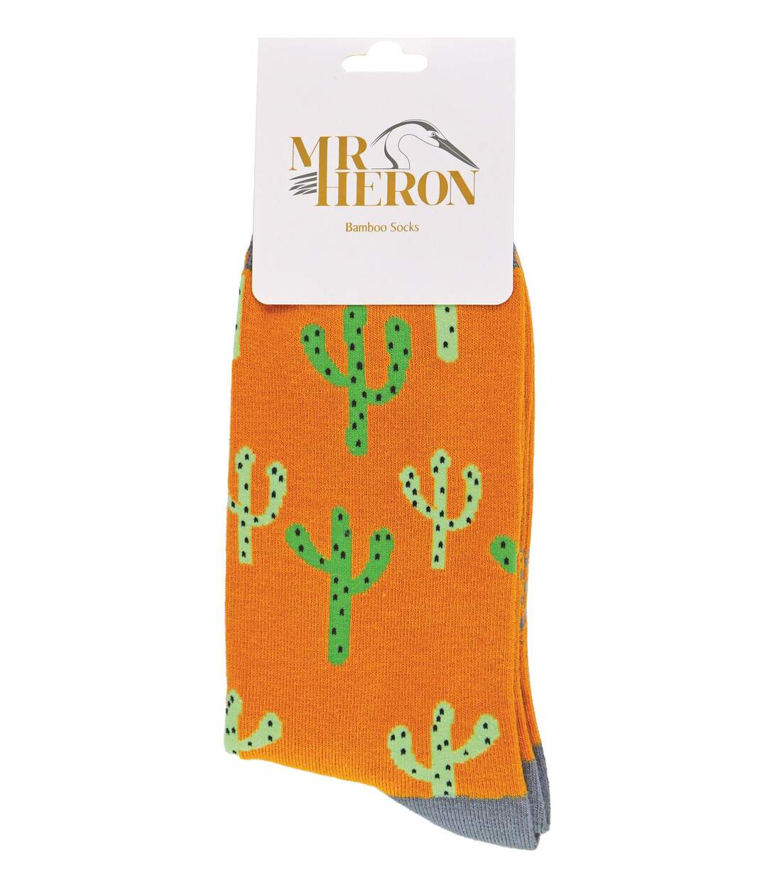 Mr Heron - Mens Cactus Novelty Bamboo Socks-2