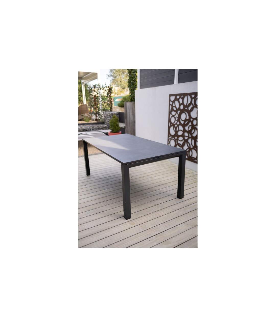 Table de Jardin Extensible Sico 180-240cm Gris-5