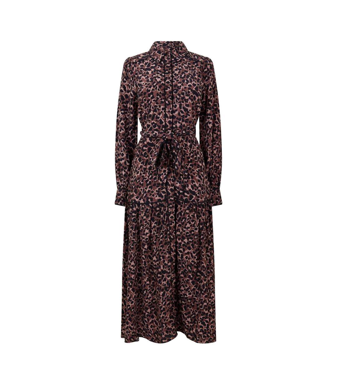 Robe Chemisier Mi-longue Femme Marron Nobody´s Child-1