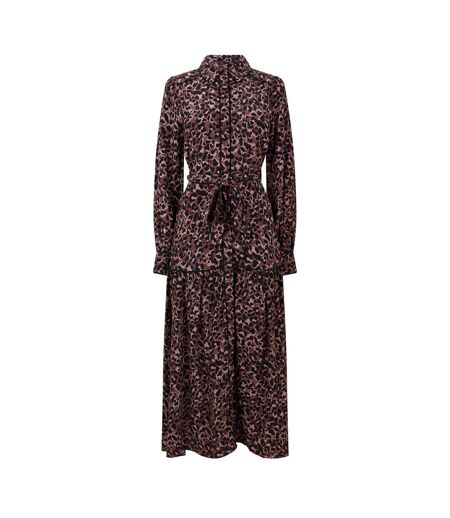 Robe Chemisier Mi-longue Femme Marron Nobody´s Child