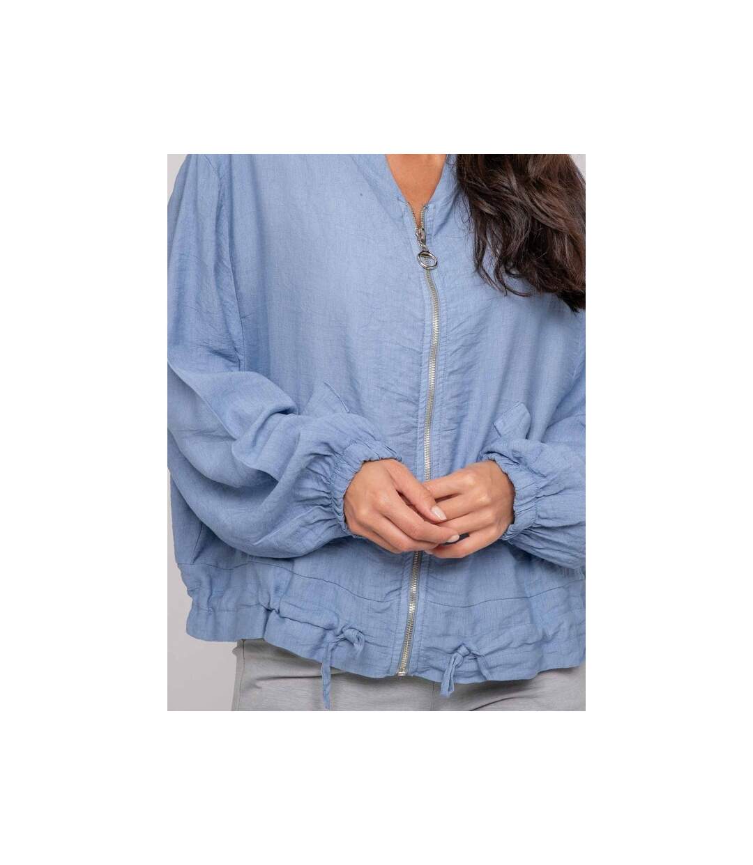 Veste légère zipée ULEO - Dona X Lisa-3