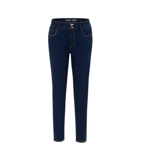 Womens/ladies Cotton Skinny Jeans Navy Firetrap
