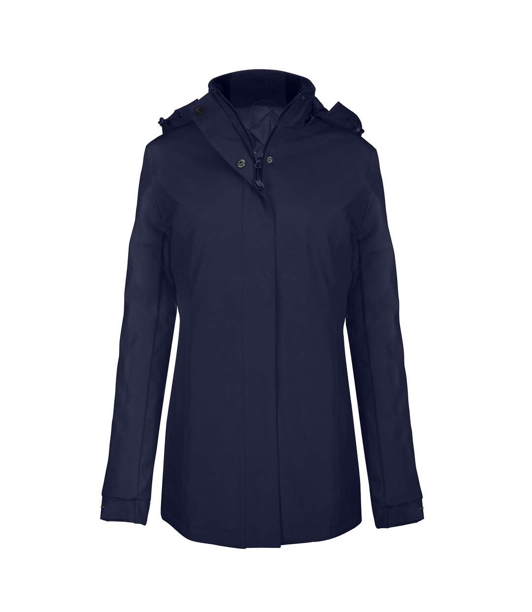 Kariban Womens/Ladies Hooded Parka Jacket (Navy) - UTPC2665