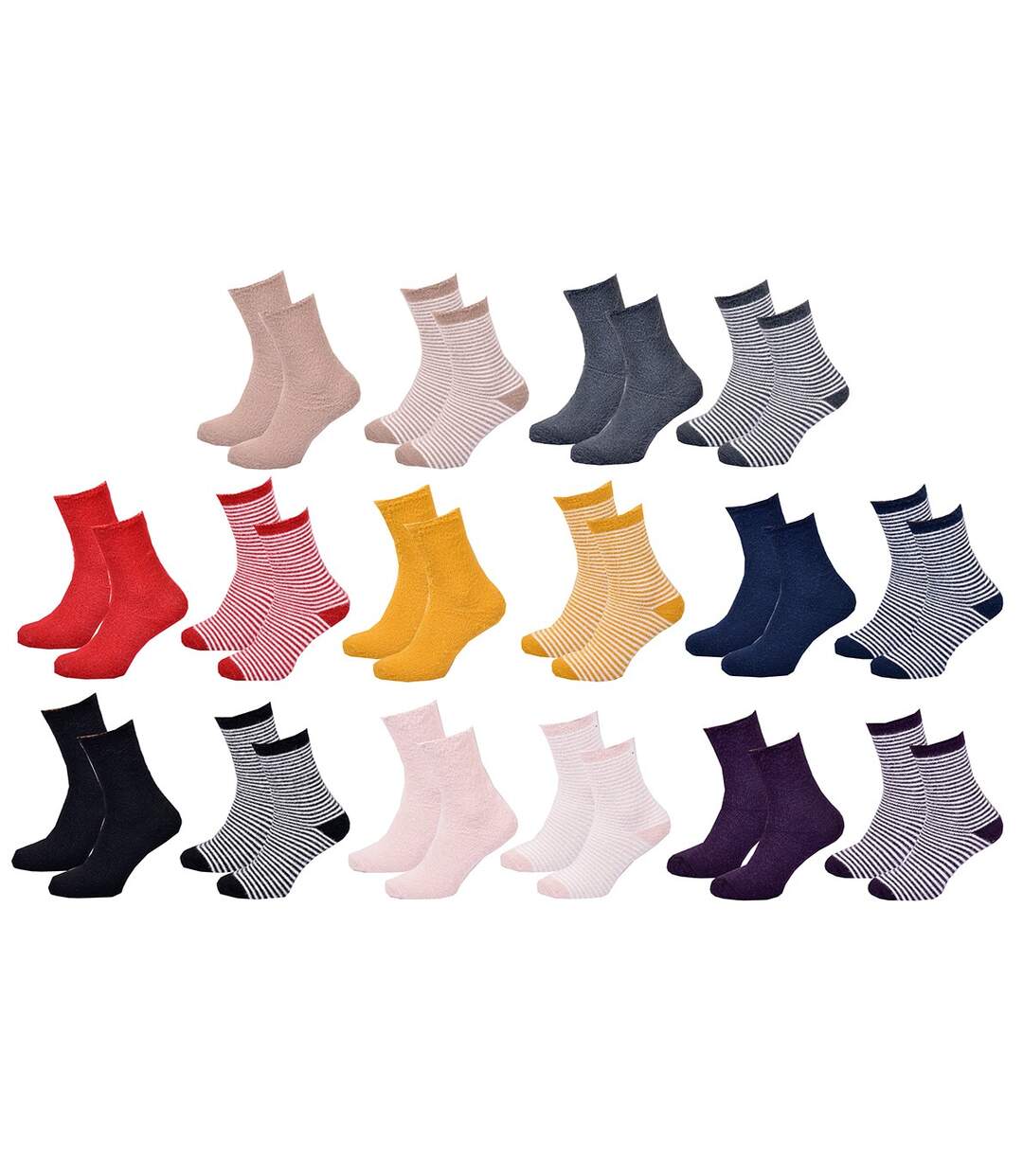 Chaussettes Femme CHEVIGNON COSY SOCKS Pack de 6 Paires Surprise-4