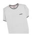 T-shirt Motif/style Deux Tons Homme Blanc Lambretta-4