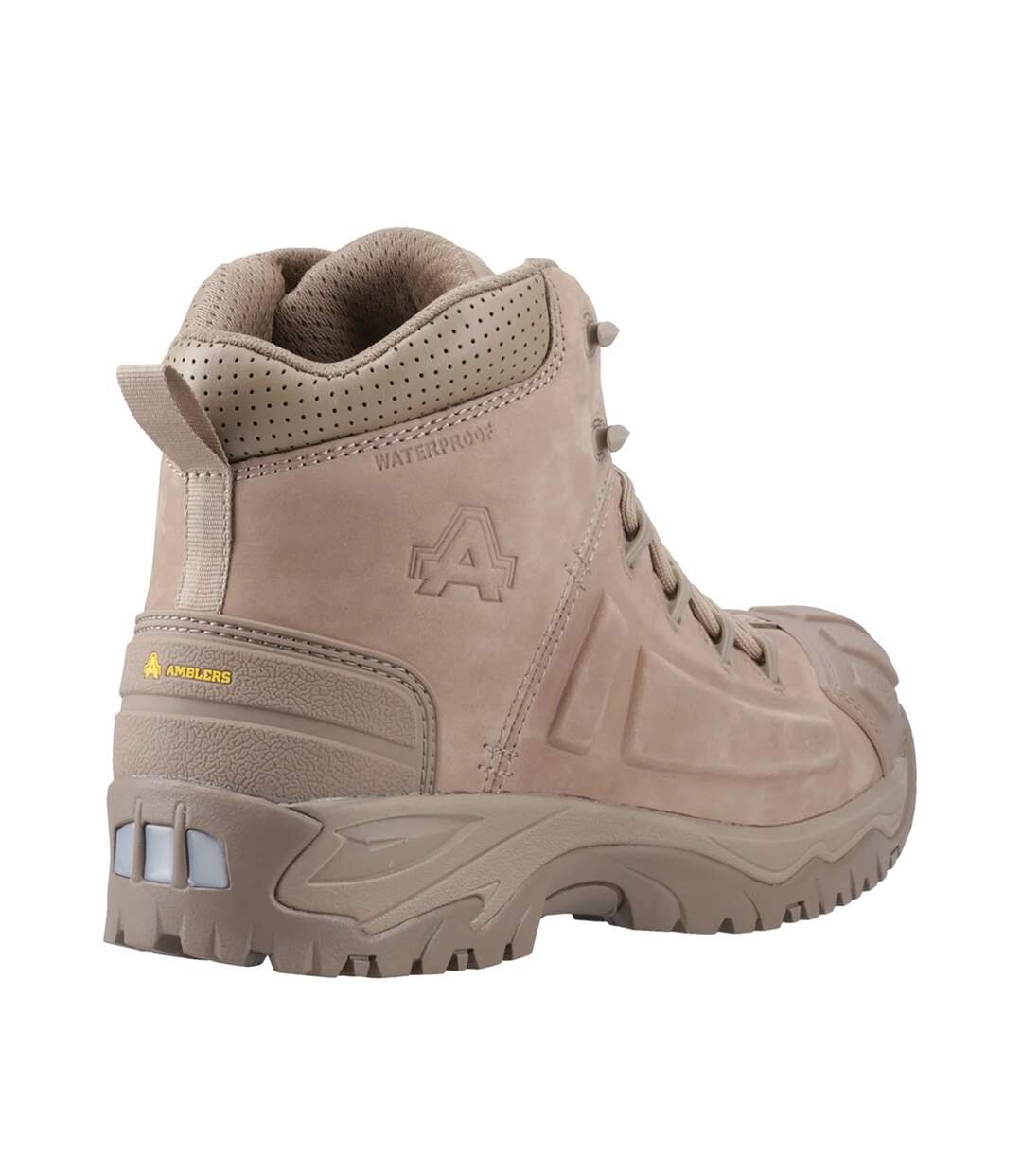 Mens As36c Leather Safety Boots Stone Amblers-2