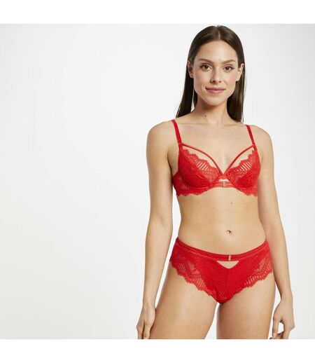 Soutien-gorge à armatures rouge Sophia