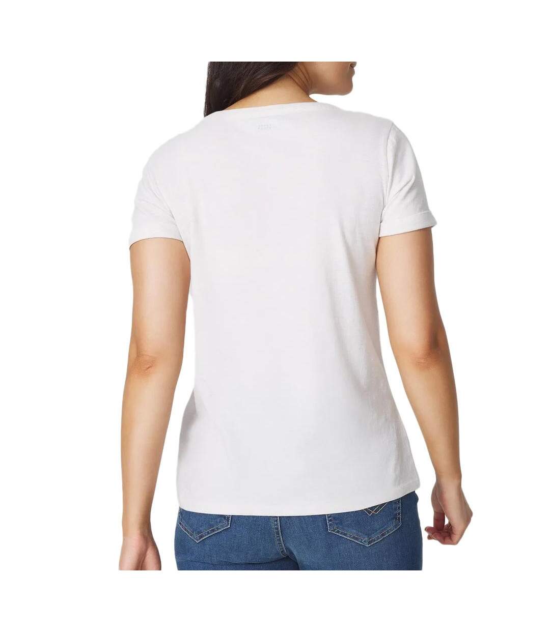 T-shirt blanc femme tbs adinatee 29418 - l-2
