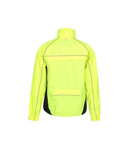Mens Adrenaline Iso-viz Waterproof Jacket Yellow Mountain Warehouse
