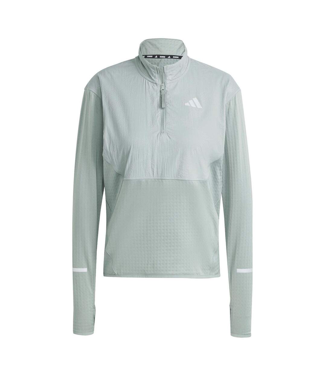 Haut De Survêtement Motif/style Haute Visibilité Femme Vert Argenté Adidas-2