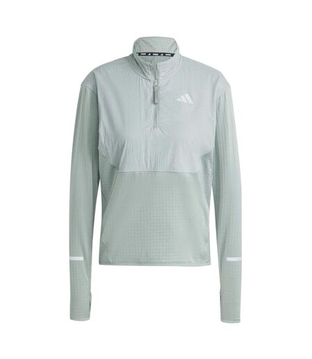 Haut De Survêtement Motif/style Haute Visibilité Femme Vert Argenté Adidas