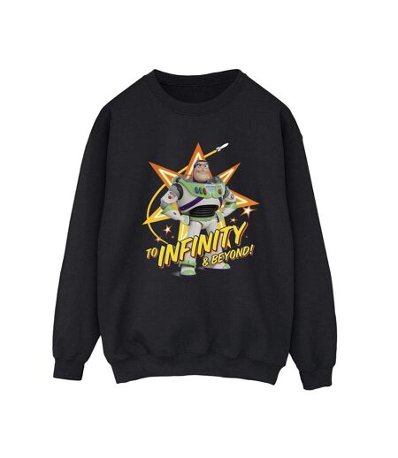 Disney Sweatshirt Womens/Ladies Toy Story Buzz To Infinity (Noir) - UTBI41939