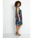 Robe débardeur courte imprimé tropical-3
