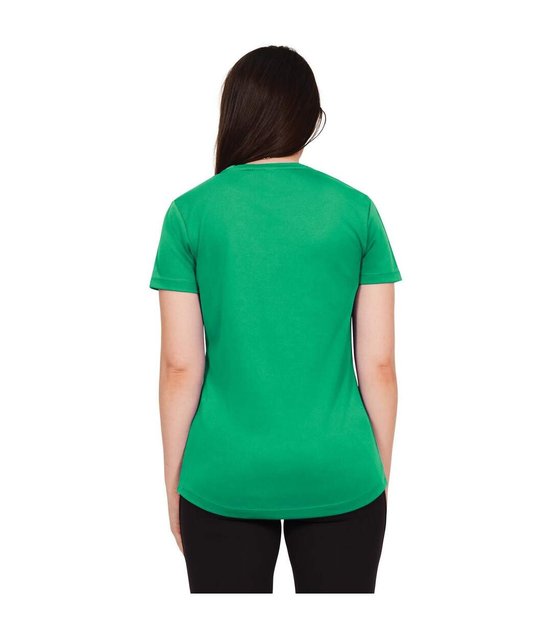 T-shirt original tech femme vert kelly Casual Classics