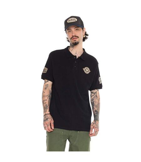 Polo piqué slub avec écusson Raph Vondutch