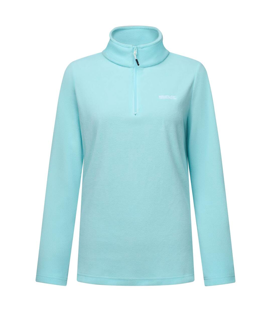 Haut Polaire Uni À Col Montant Zippé Sweetheart Femme Turquoise Clair Vif Regatta-2