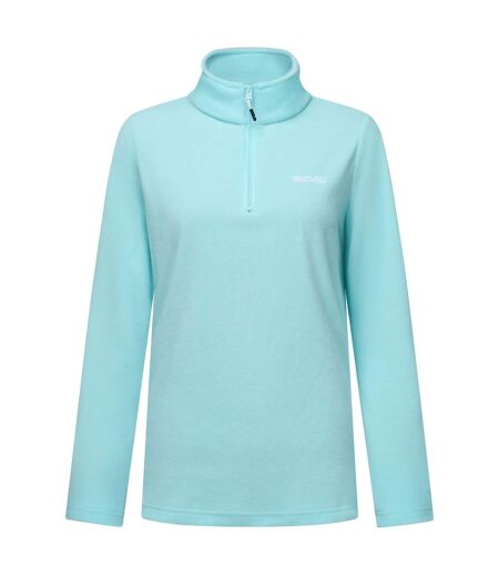Haut Polaire Uni À Col Montant Zippé Sweetheart Femme Turquoise Clair Vif Regatta