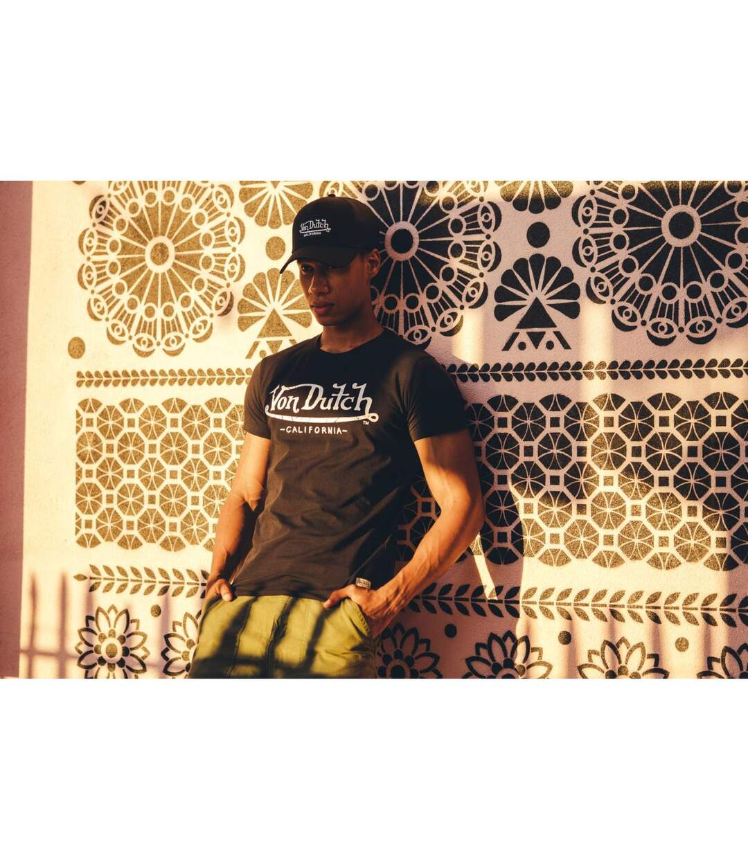T-shirt Slim Fit Col rond homme Life Vondutch-5