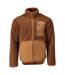 Mens Customized Zipped Jacket Nut Brown Mascot-1