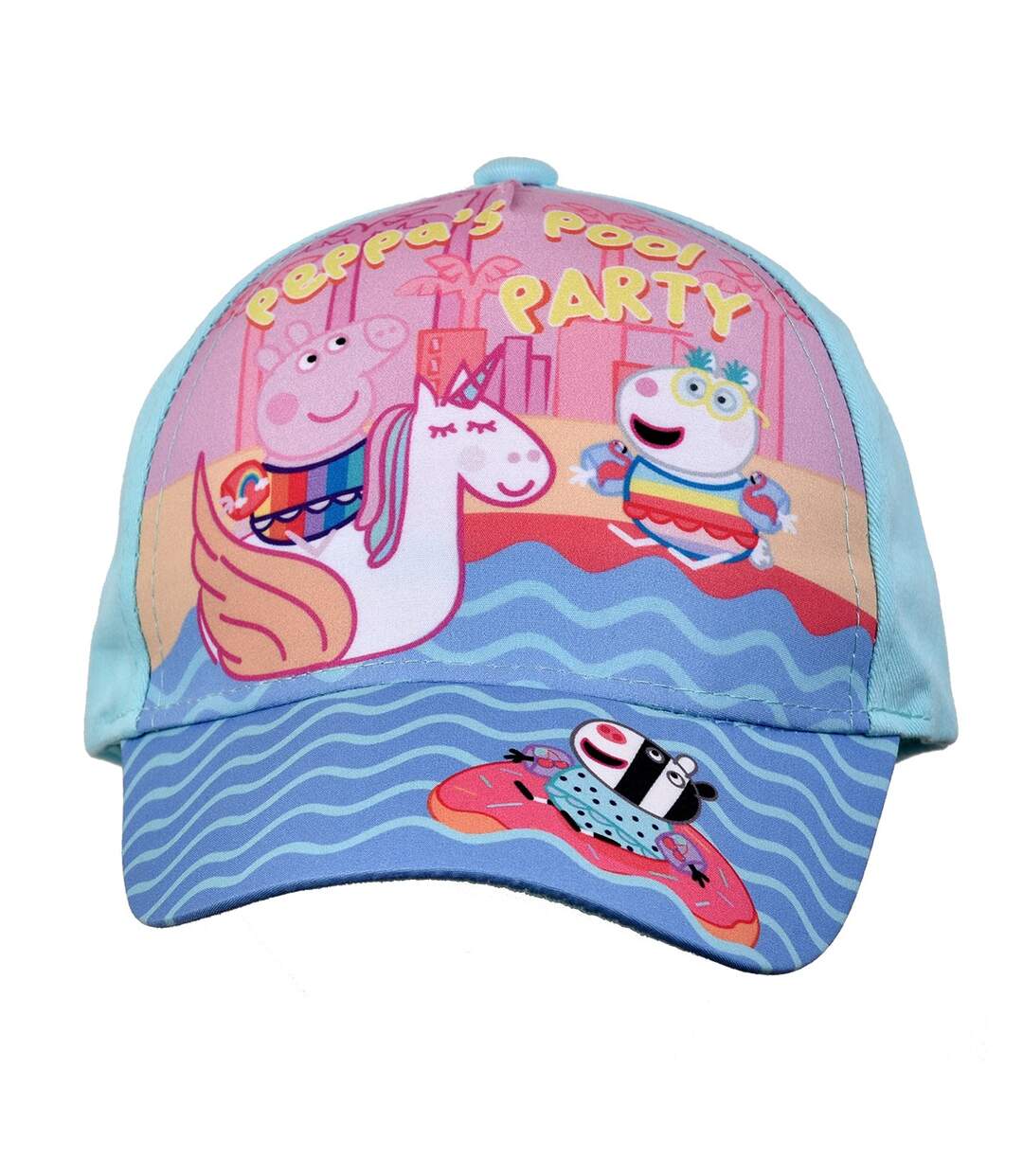 Casquette enfant MULTILICENCE: Pat Patrouille, Mickey, La reine des neiges, Marvel, Avengers.... Et4190 Peppa Pig Bleu-2