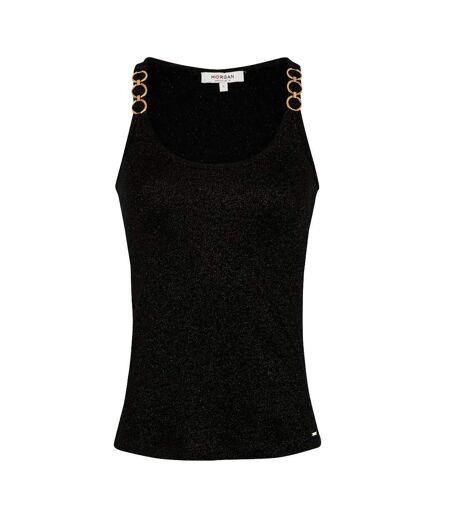 Débardeur noir femme morgan fil