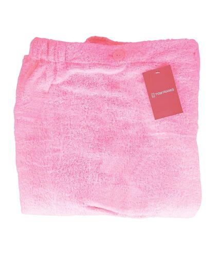 Womens 100% Cotton Terry Cloth Spa Bath Towel Wrap Dress with Pocket