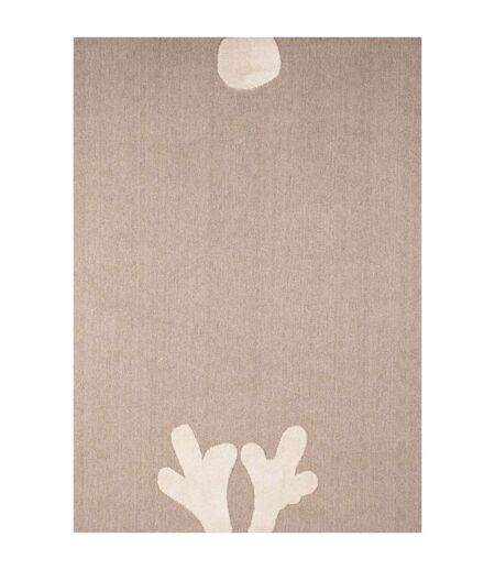 Tapis intérieur en polyester Fantine cerf 150 x 80 cm