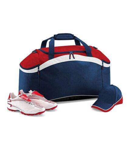 BagBase - Sac de sport (54 litres) (Bleu marine/Rouge/Blanc) (One Size) - UTRW2596