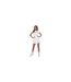 Polo Sport Femme Blanc Slazenger-1