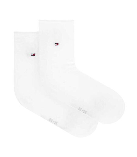 Chaussettes Motif/style Uni Femme Blanc Tommy Hilfiger