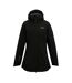 Womens/ladies Natalina Waterproof Jacket Black Regatta-2