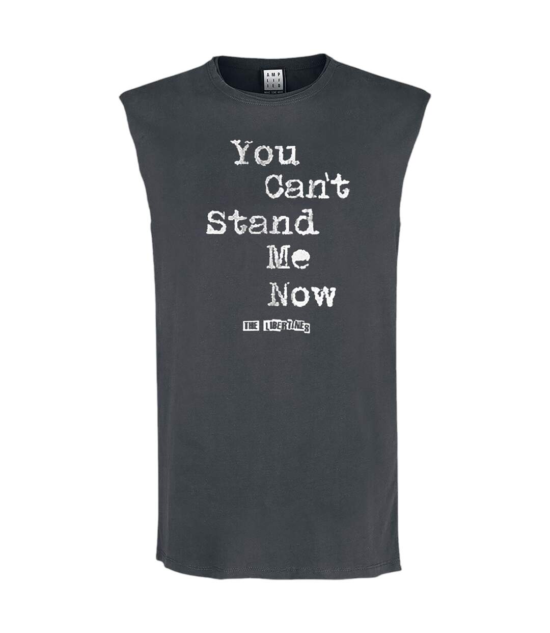 Débardeur Sans Manches Can´t Stand Me Now Homme Charbon Amplified-1