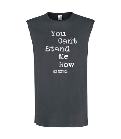 Débardeur Sans Manches Can´t Stand Me Now Homme Charbon Amplified
