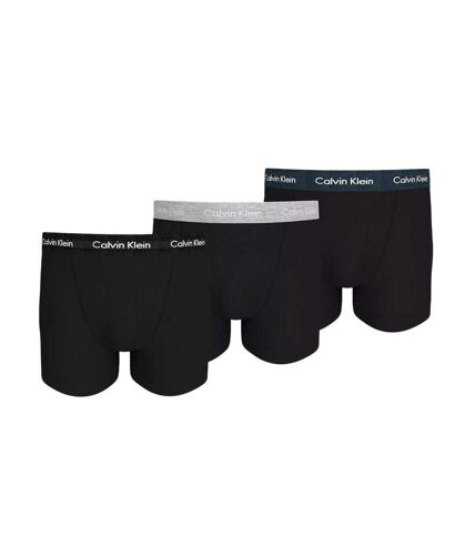 X3 Boxers Noir Homme Calvin Klein Jeans Trunk 3p - S