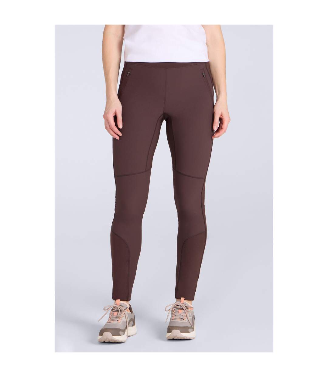 Legging Etna Femme Marron Clair Mountain Warehouse-1