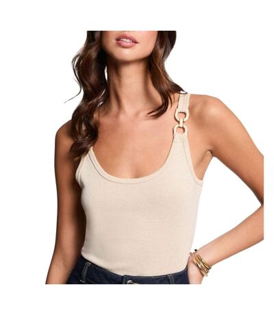 Débardeur beige femme morgan didoni - l