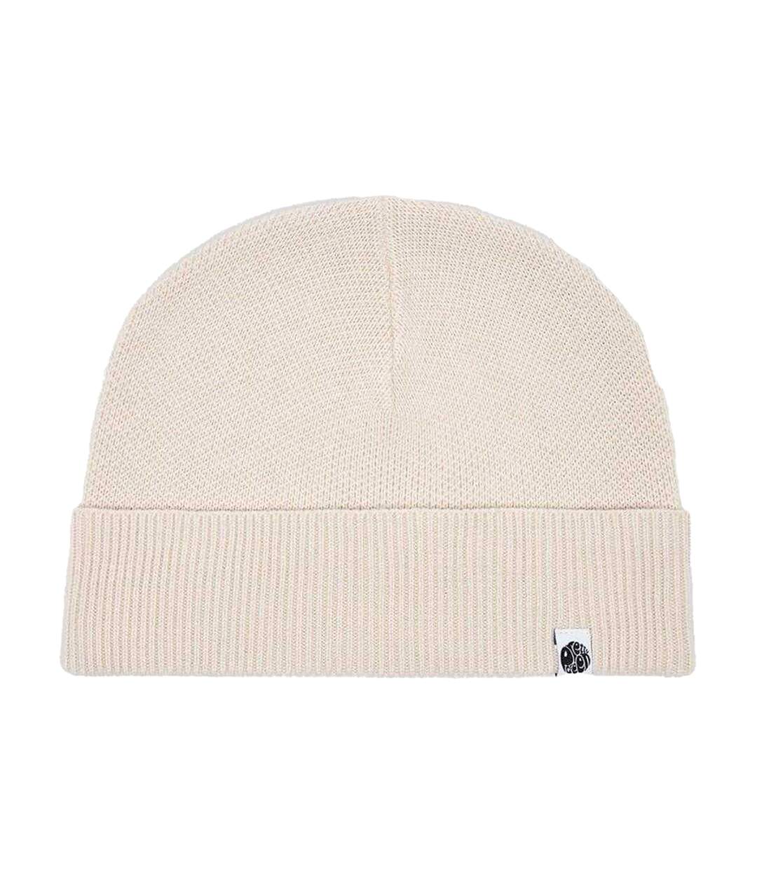 Mens Norbury Ribbed Winter Beanie Grey Pretty Green-1