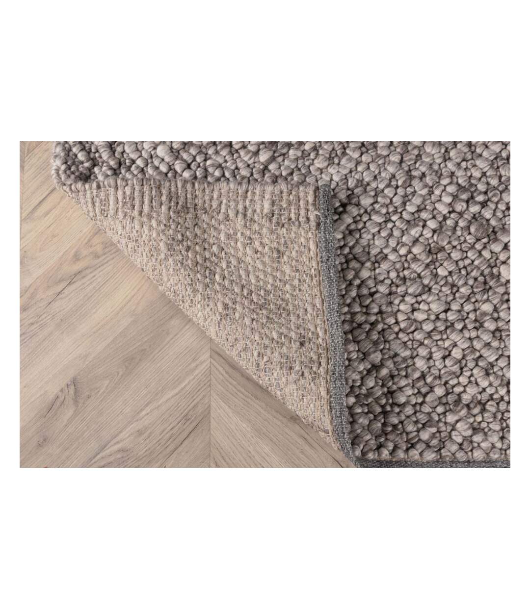 Tapis en viscose et laine gris clair Jajru 350 x 250 cm-4