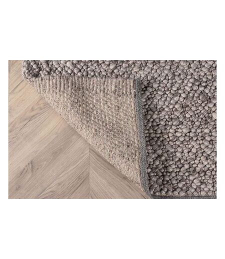 Tapis en viscose et laine gris clair Jajru 350 x 250 cm