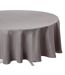 Nappe Antitache Ronde Unie 180cm Gris-1